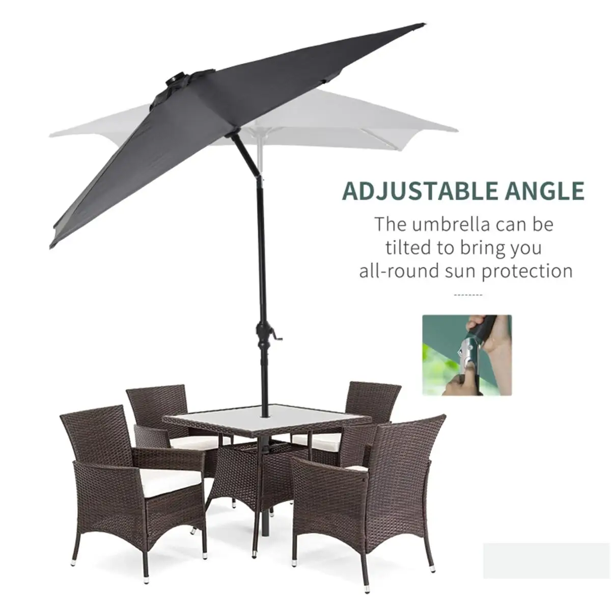 Premium Outdoor Beach Umbrella | UV Sunshade | Fast Shipping