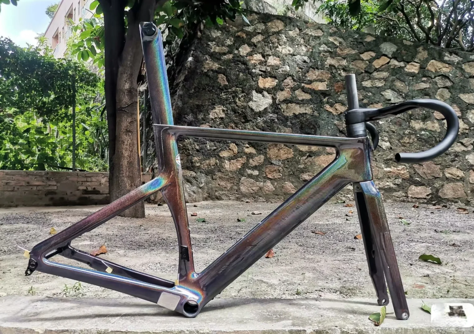 

Chameleon color bike carbon frameset sagan color bicycle carbon frame bb386 ud glossy taiwan bike frame XXS XS S M L