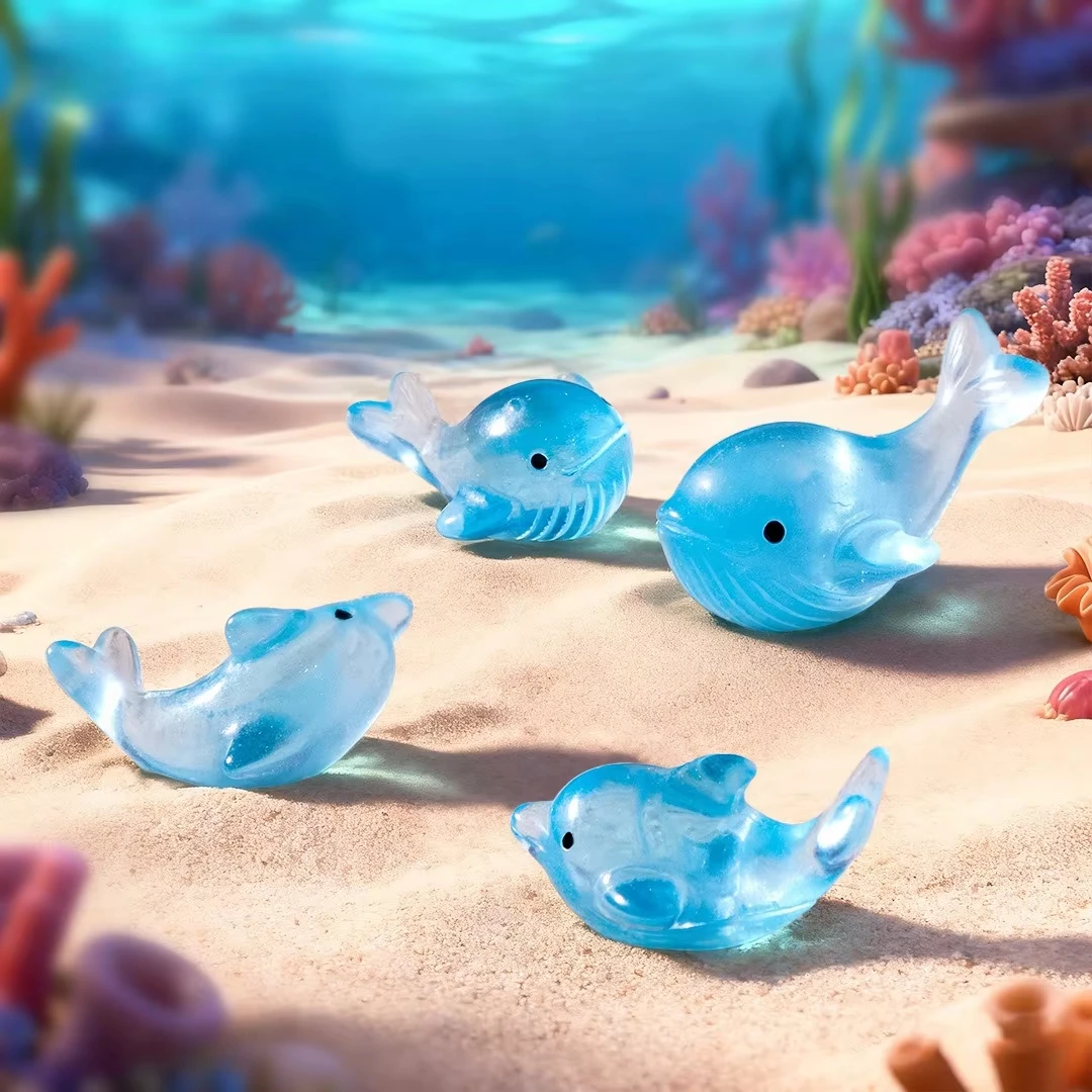 4個入り ミニチュア樹脂製サメの置物、水族館や妖精の庭、ガラ - Aquarium Fish Shark のレビューと価格