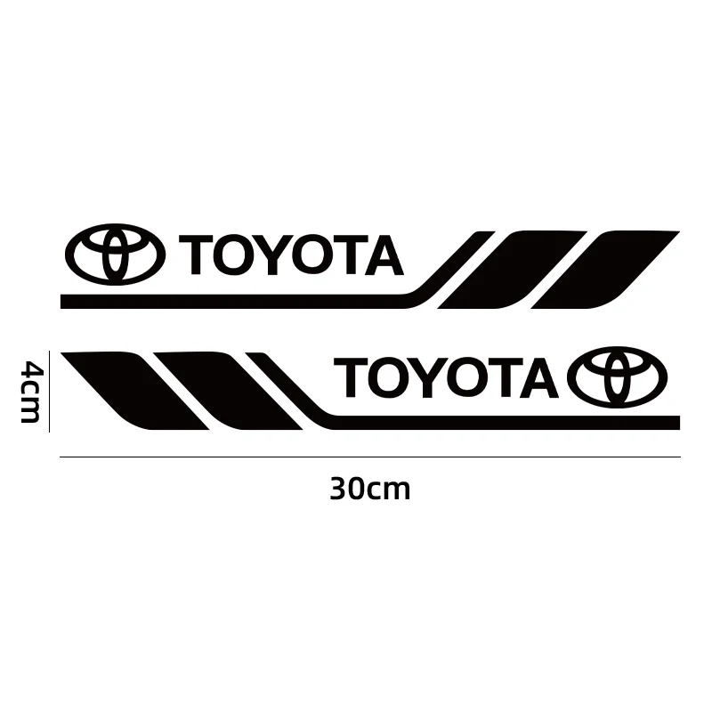 Car body decoration stickers car door scratch blocking decals For Toyota Corolla Rav4 Auris Camry Yaris CHR avensis accessories