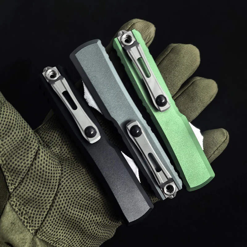 Micro TECH UT series UT D2 Steel Gen III Utility CNC T6061 Aluminum Handle Outdoor Camping EDC Tools Comb