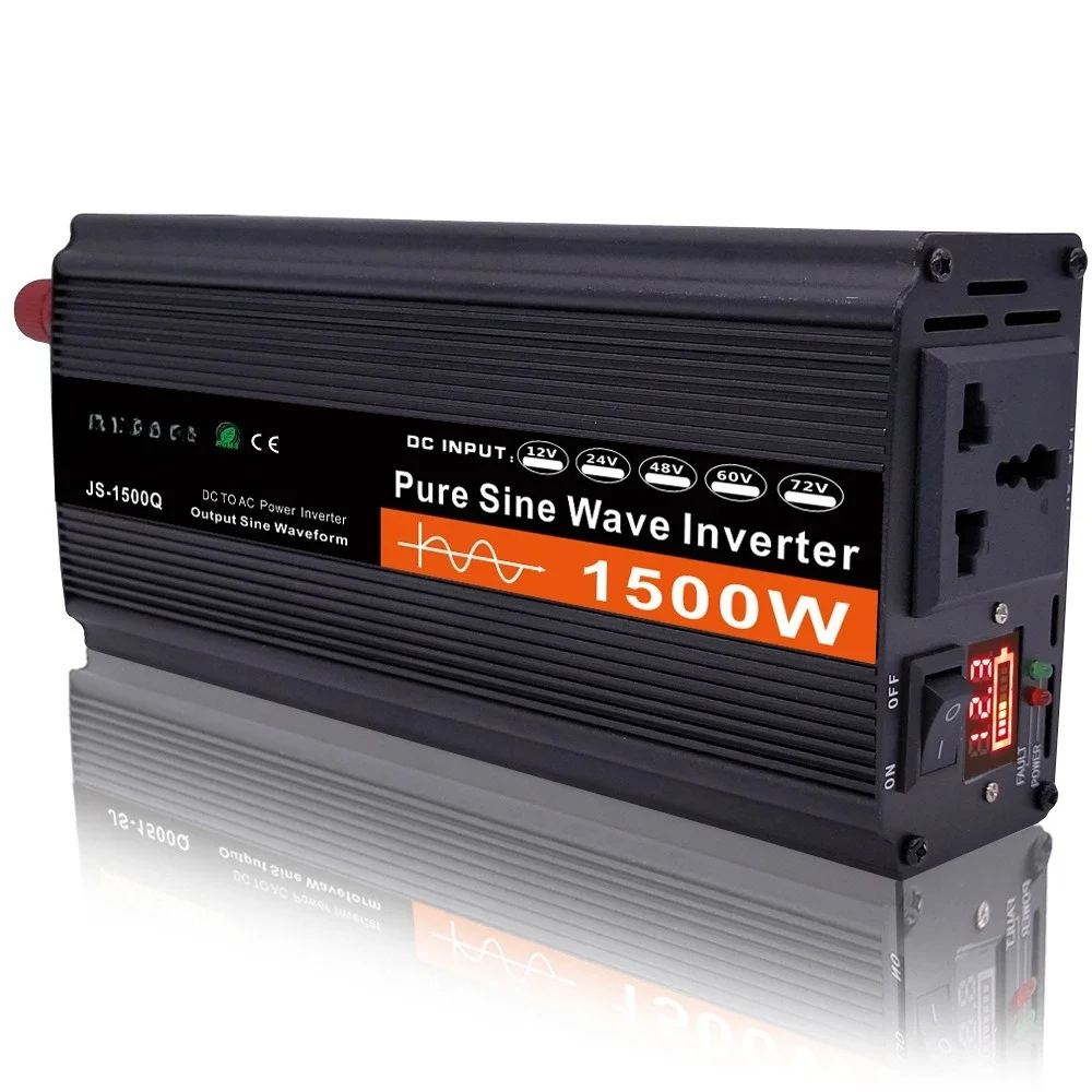 

НОВЫЙ инвертор чистой синусоиды DC12V24V48V в AC220V высокой мощности для дома и автомобиля 3000W6000W медный большой индуктор 1