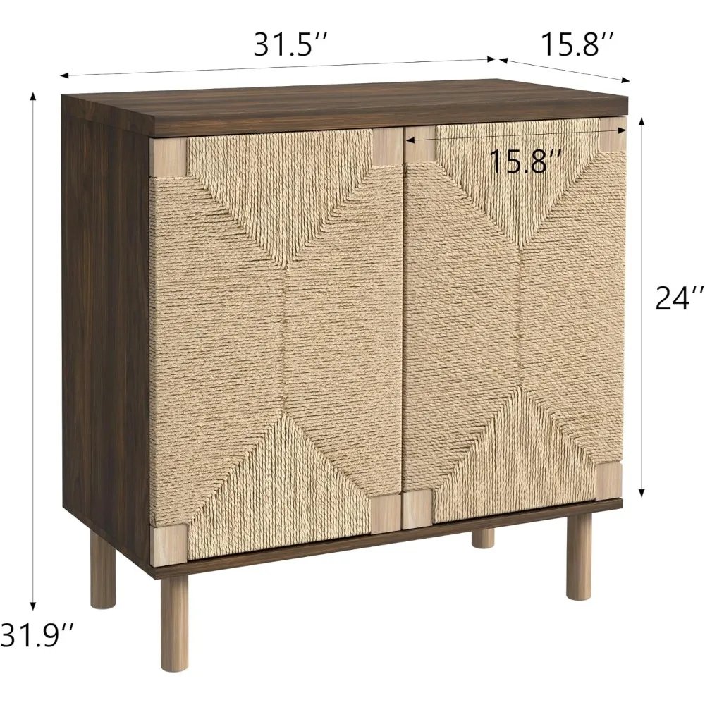 خزانة خشبية، خزائن تخزين المطبخ مع بابين من الأعشاب البحرية ورف قابل للتعديل، خزانة تخزين للممر، المدخل #2