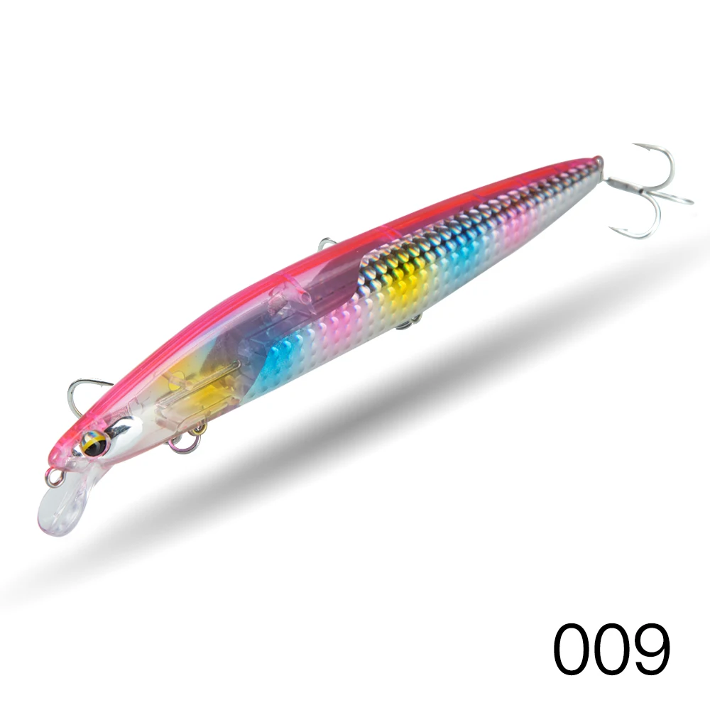 DT Assassin Slider Minnow Angelköder 120 mm 20 g / 145 mm 27 g FLASH Wolframgewicht Slider System schwimmende Köder