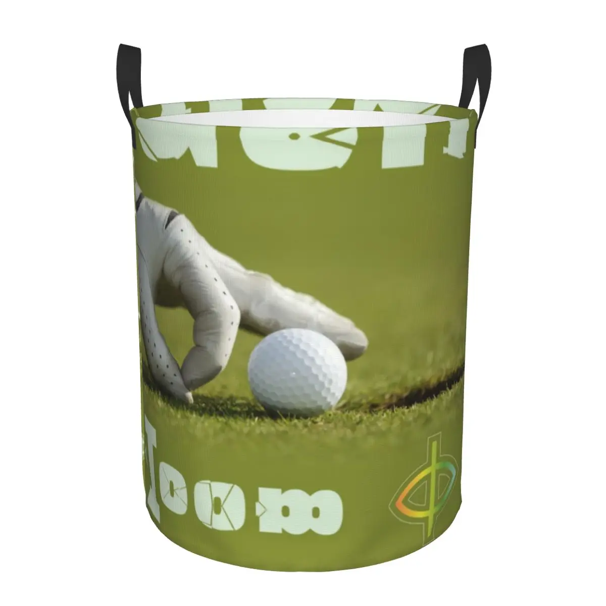 Custom Sport Golf Lover Laundry Hamper Large Storage Basket Golfer Golfing Girls Boys Toy Organizer