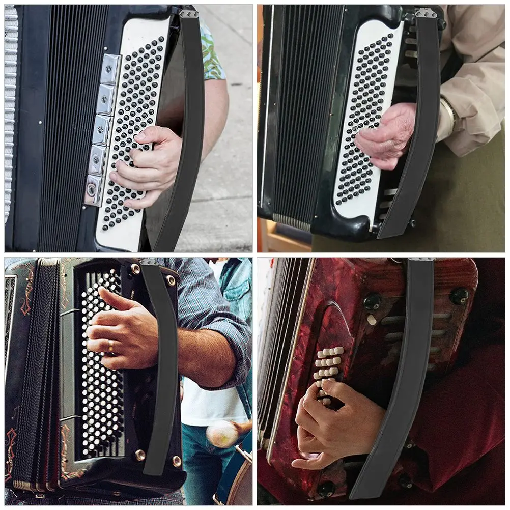 

Musical Instrument Belt Bass Accessories Cowhide Padded Accordion Strap Left-hand