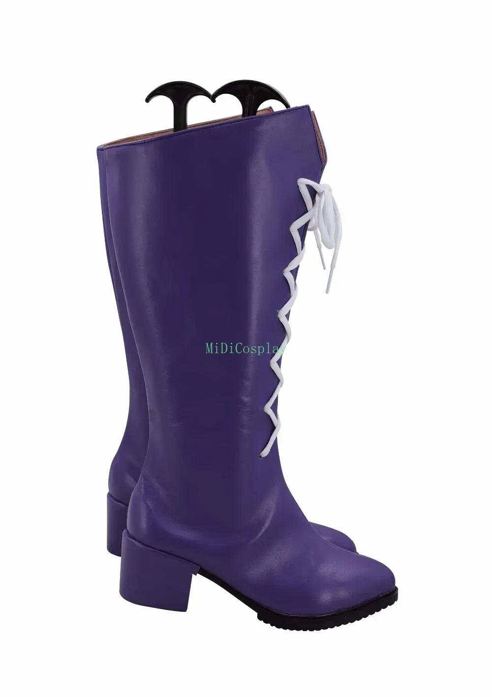 선원 토성 코스프레 신발 성인과 어린이를위한 맞춤형 플랫 퍼플 부츠 모든 크기