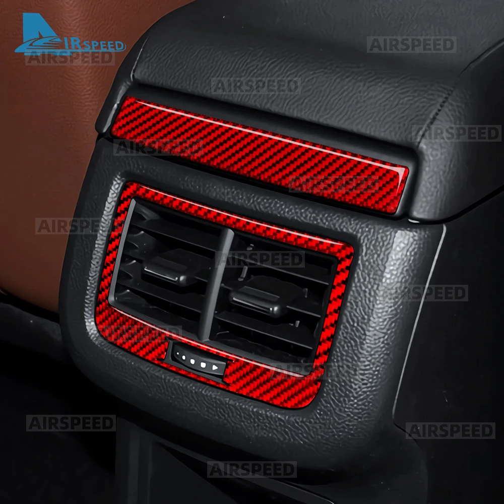 

Настоящая мягкая наклейка из углеродного волокна LHD RHD для SEAT Ateca 5F 2016-2025 для Cupra Ateca 5F 2018-2025, рамка заднего воздуховыпускного отверстия автомобиля