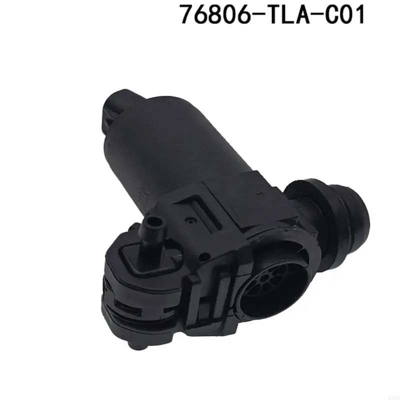 M76E Waschanlagen-Pumpenmotor für Windschutzscheiben-Service, 76806-TLA-C01-Einheit, 2-poliger Anschluss, schwarzes Gehäuse – Detail 4