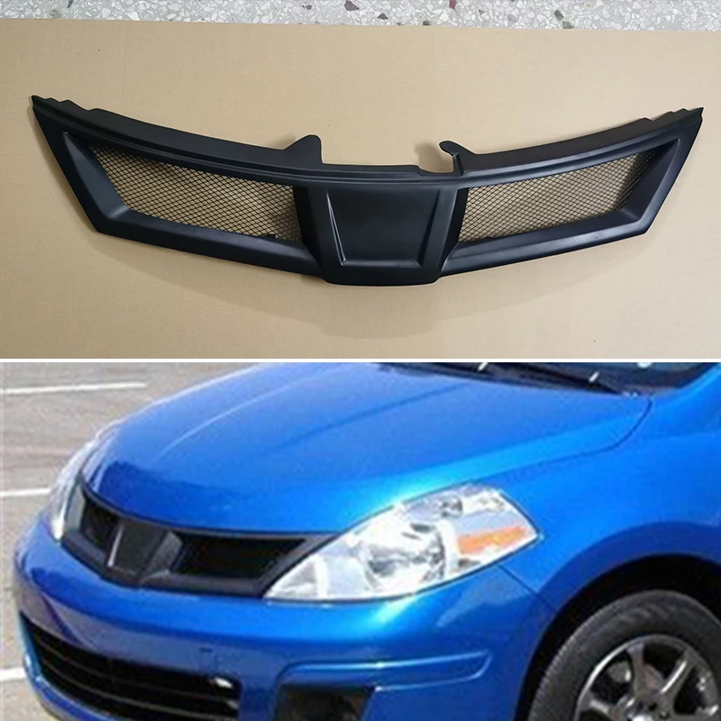 

For Nissan Versa 2008 2009 2010 Year Racing Grille Grill Body Kit Accessories FRP Matte Black