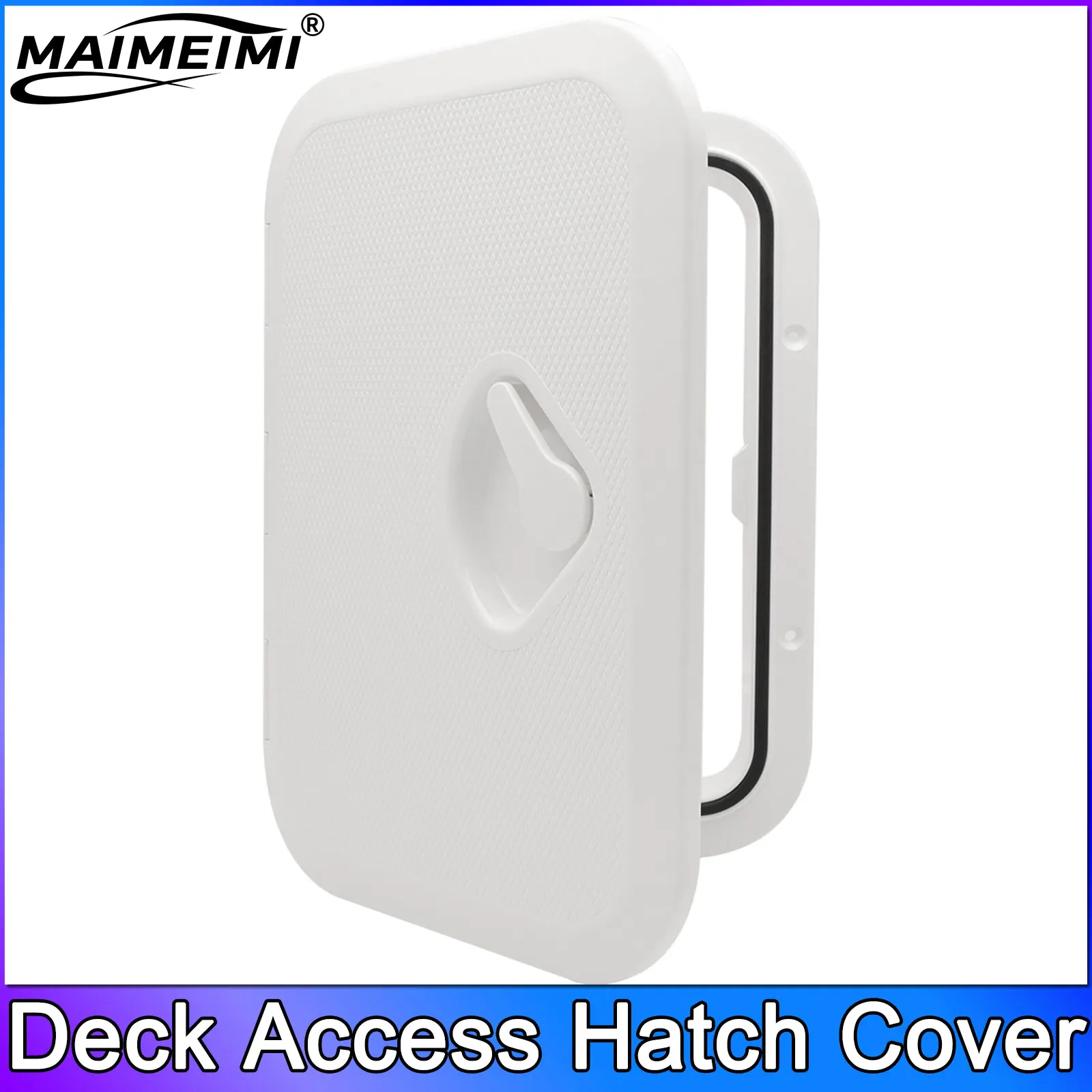 ABS Deck Access Hatch Cover 11" Wit Zwart Marine Deck Access Hatch Waterdicht Anti-UV Antislipinspectie Voor Boot Jacht RV