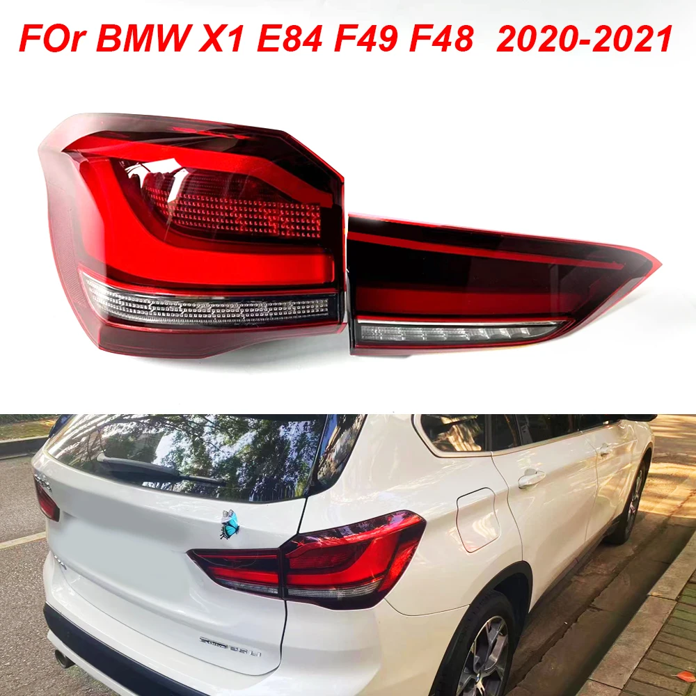

For BMW X1 E84 F49 F48 2020 2021 Car Rear Outside Tail Light Warning Brake Signal Lamp Auto Reversing Bumper Taillight Assembly