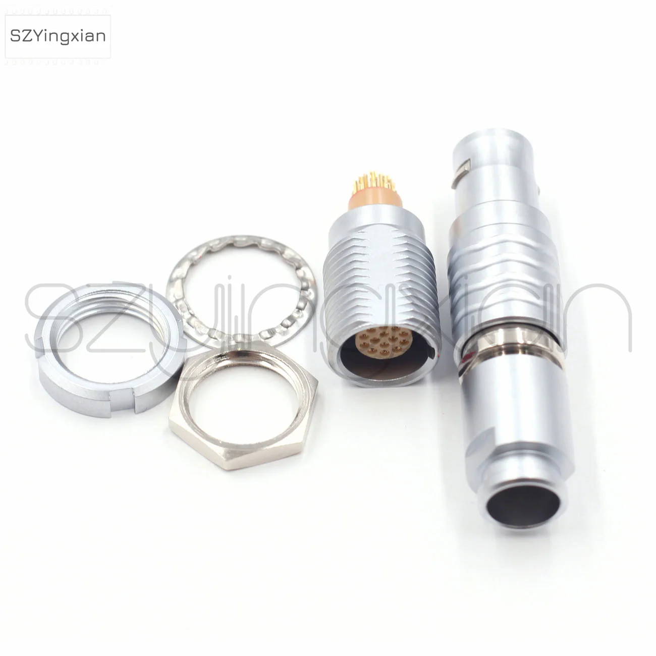 FGG Plug EGG ECG Measuring Instrument Socket Push-Pull Self-Locking Industrial Camera Plug 1B 14pin Connector Circular Aviation