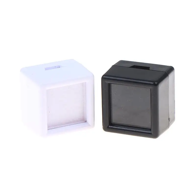 /Vly/Diamond Jewelry Organizer Gems Packaging Box DIY Disamond Ring Jewllery Case 2CM Gemstone Zirconia Gift Display Box 10Pcs