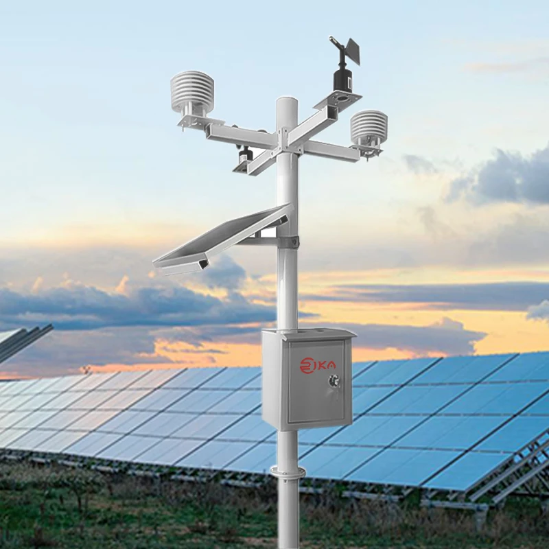 

Профессиональная автоматическая метеостанция 2026RIKA Wmo Smart Cellular 4G GSM 14-в-1 для сельского хозяйства с датчиками ветра, солнца и дождя