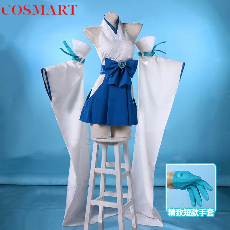 

COSMART The Verglas Maiden Cosplay Anime Gushing Over Magical Girls Costume Lovely Outfit Halloween Party Role Play Clothing New