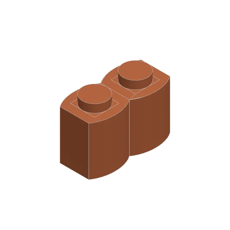 100g/156pcs 30136 1x2 Wave Building Block Moc สี Barrier อุปกรณ์เสริมใช้งานร่วมกับอิฐของเล่นเด็กประกอบของขวัญ