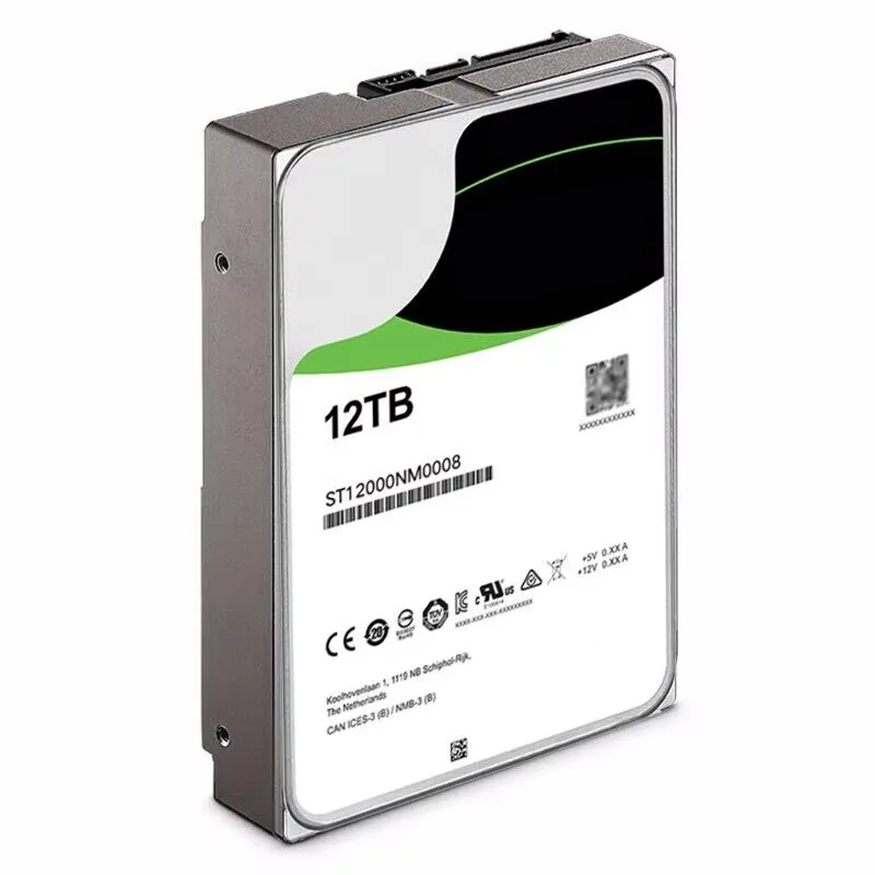 100% Original 12TB SATA 256MB HDD Cache 6Gb/s 3.5-Inch Enterprise Hard Drive HDD 12TB 7200RPM Mechanical Hard Disk