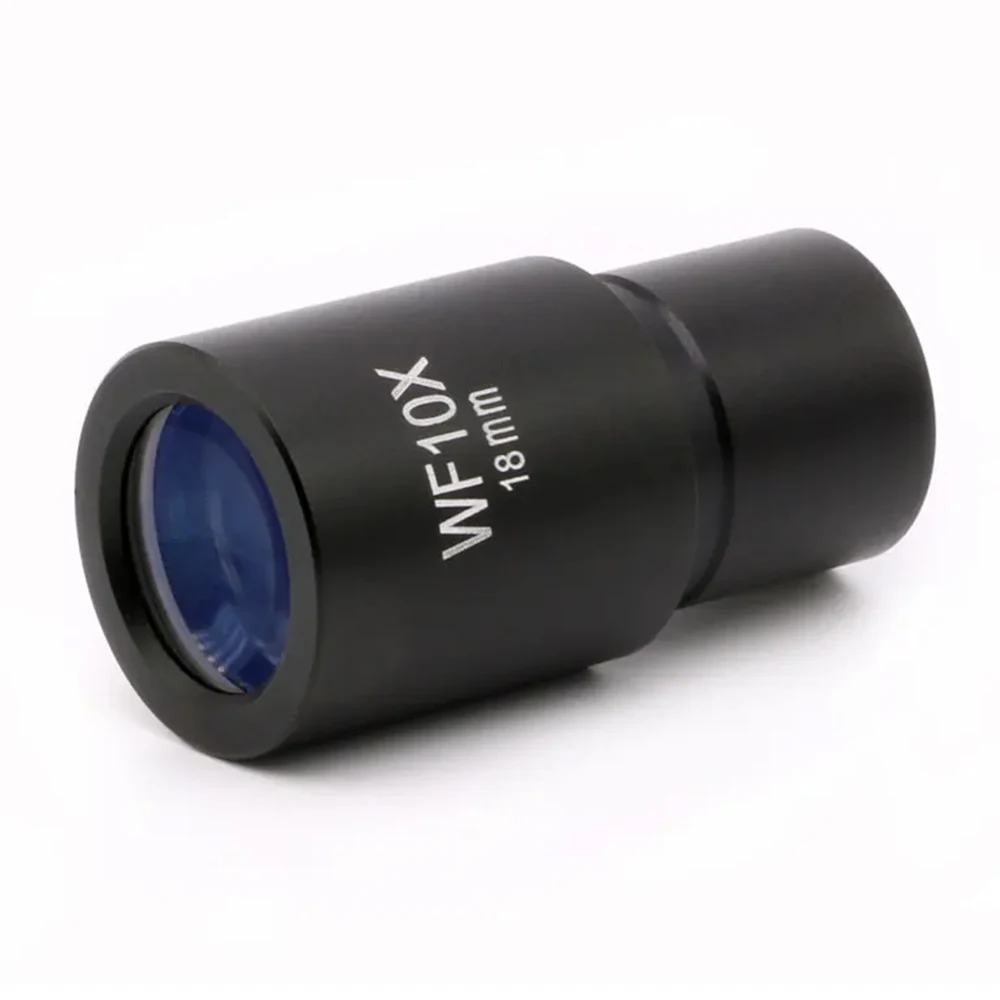 WF10X/18mm Wide Angle Biological Microscope Widefield Eyepiece Lens Compound 23.2mm Mounting Size With Cross Reticle