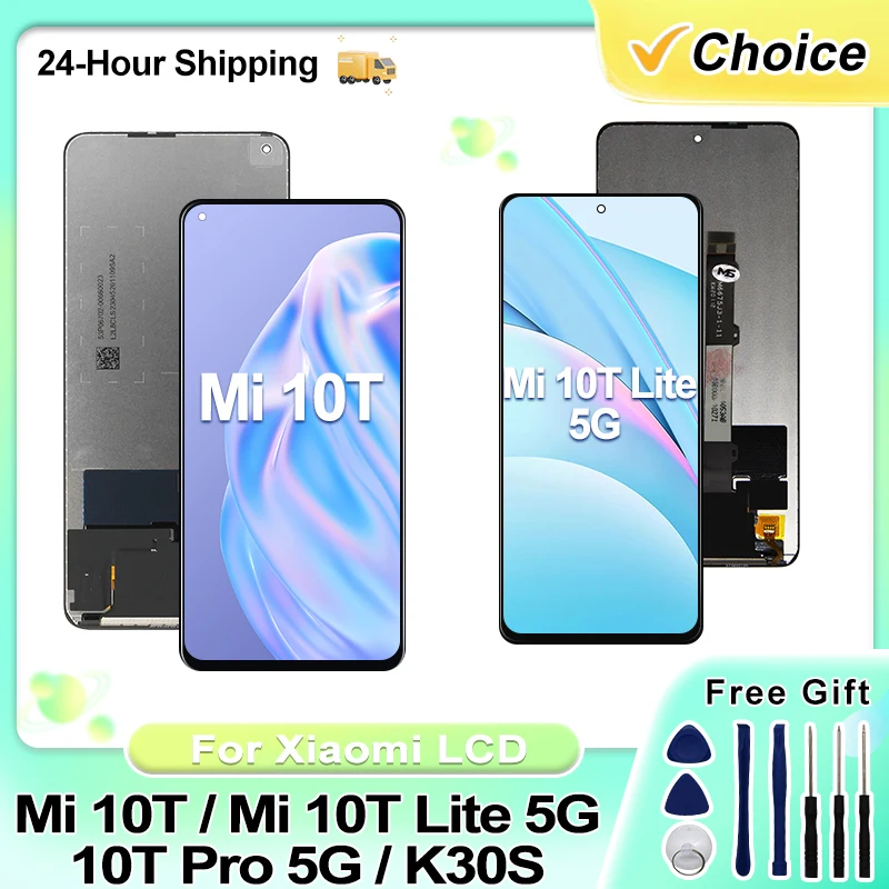 OEM For Xiaomi Mi 10T 5G LCD Mi 10T Pro Display Redmi K30S Touch Screen Digitizer Assembly For Mi 10T Lite 5G LCD Replace Parts