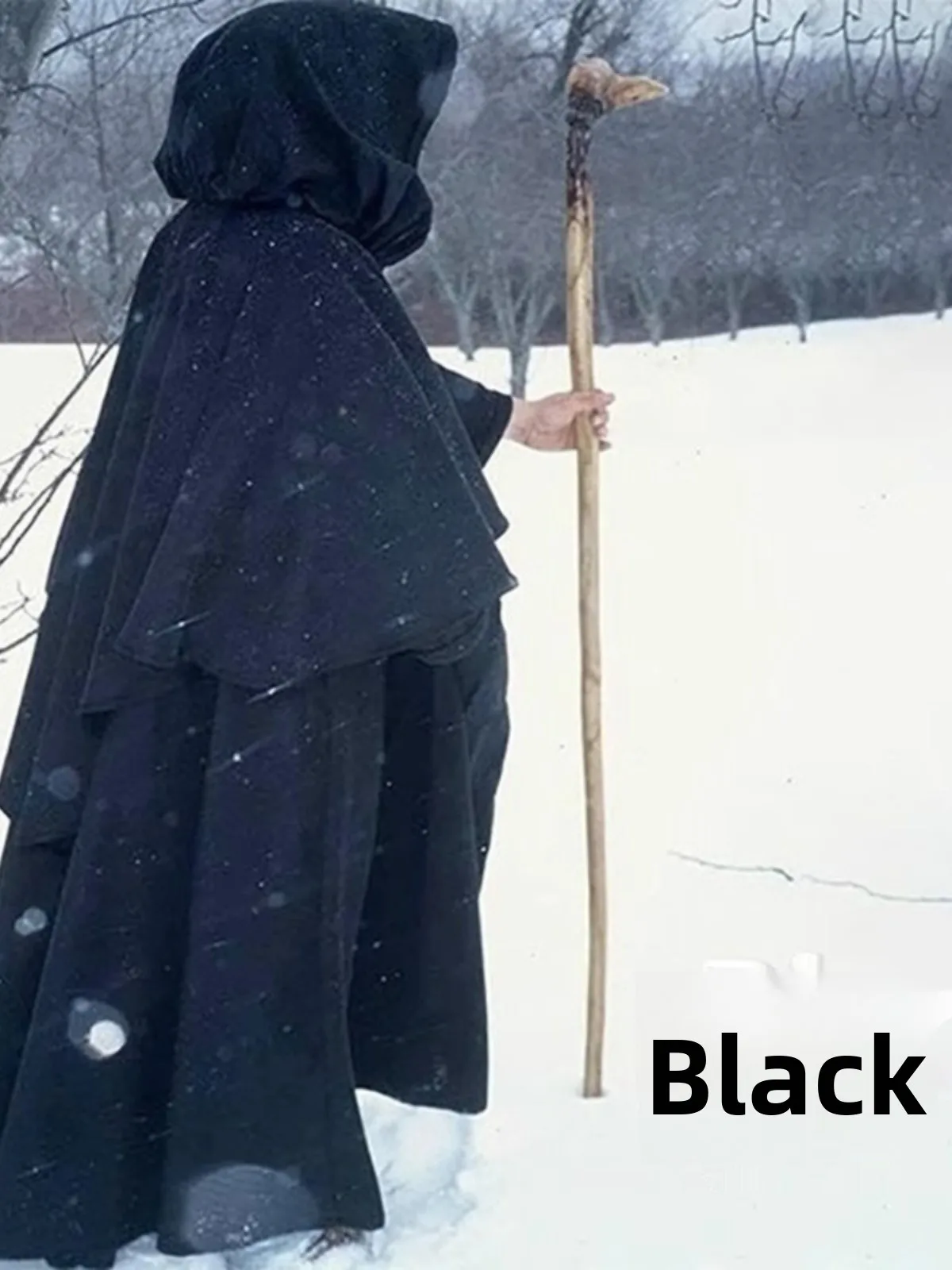 Túnica Medieval con Capucha, Disfraz de Mago Mágico para Juego de Rol, Disfraz de loween, Personaje del Dios de la Muerte,...