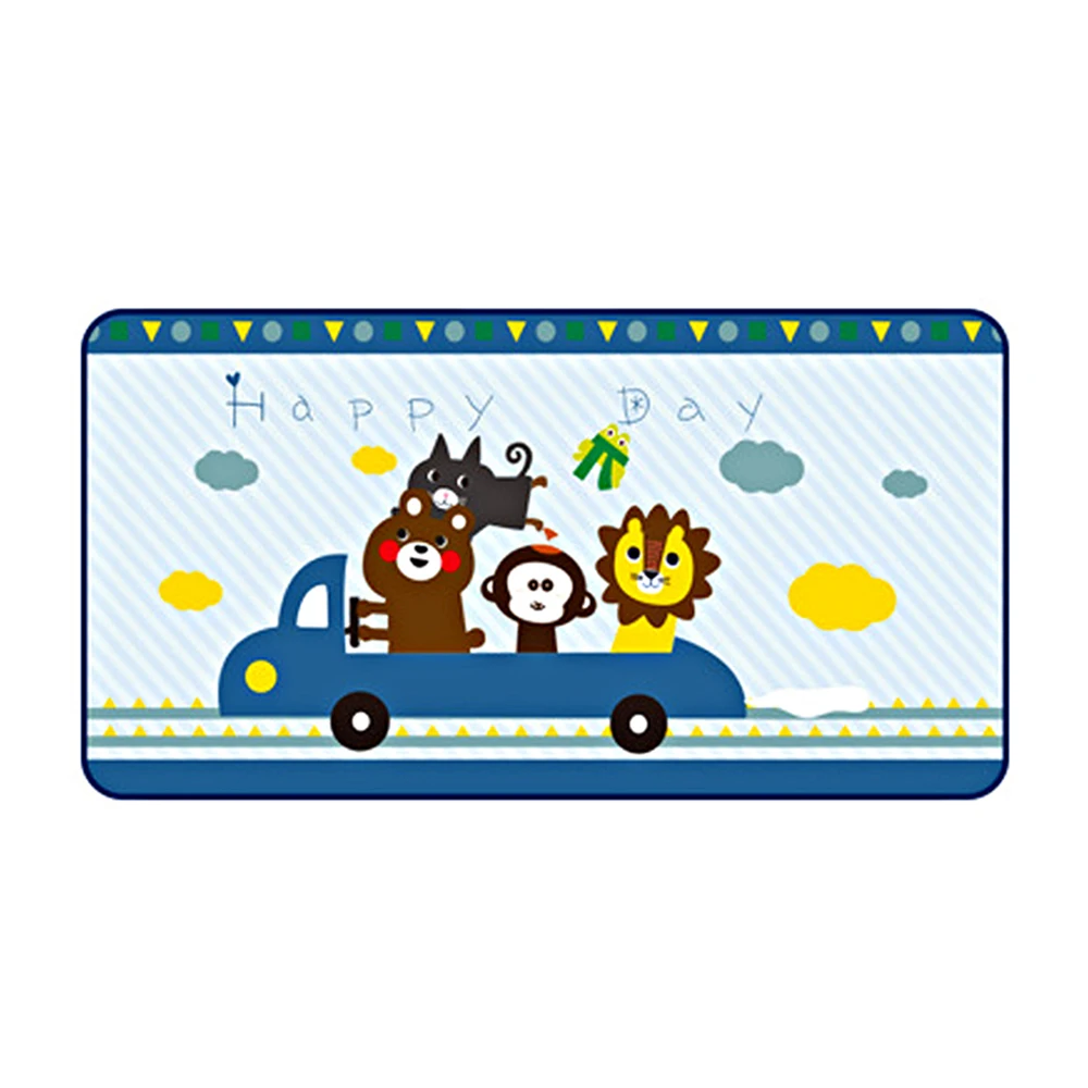 Extra Wide Car Side Window Sunshade 98x50cm Baby Kids Cartoon Blackout Curtain 99% UV Block Sun Protector with Suction Cups