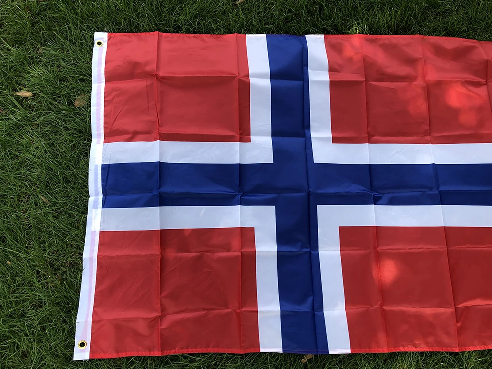 SKY FLAG norway Flag 90x150cm Kongeriket Noreg Norge nor no norway Norwegian flag Polyester standard Hanging Flag Banner