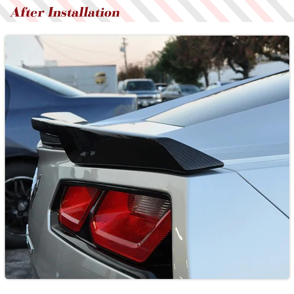 Car Rear Trunk Racing Spoiler for Chevrolet Corvette C7 Stingray Z51 2014-2016 Carbon Fiber Car Rear Trunk Spoiler