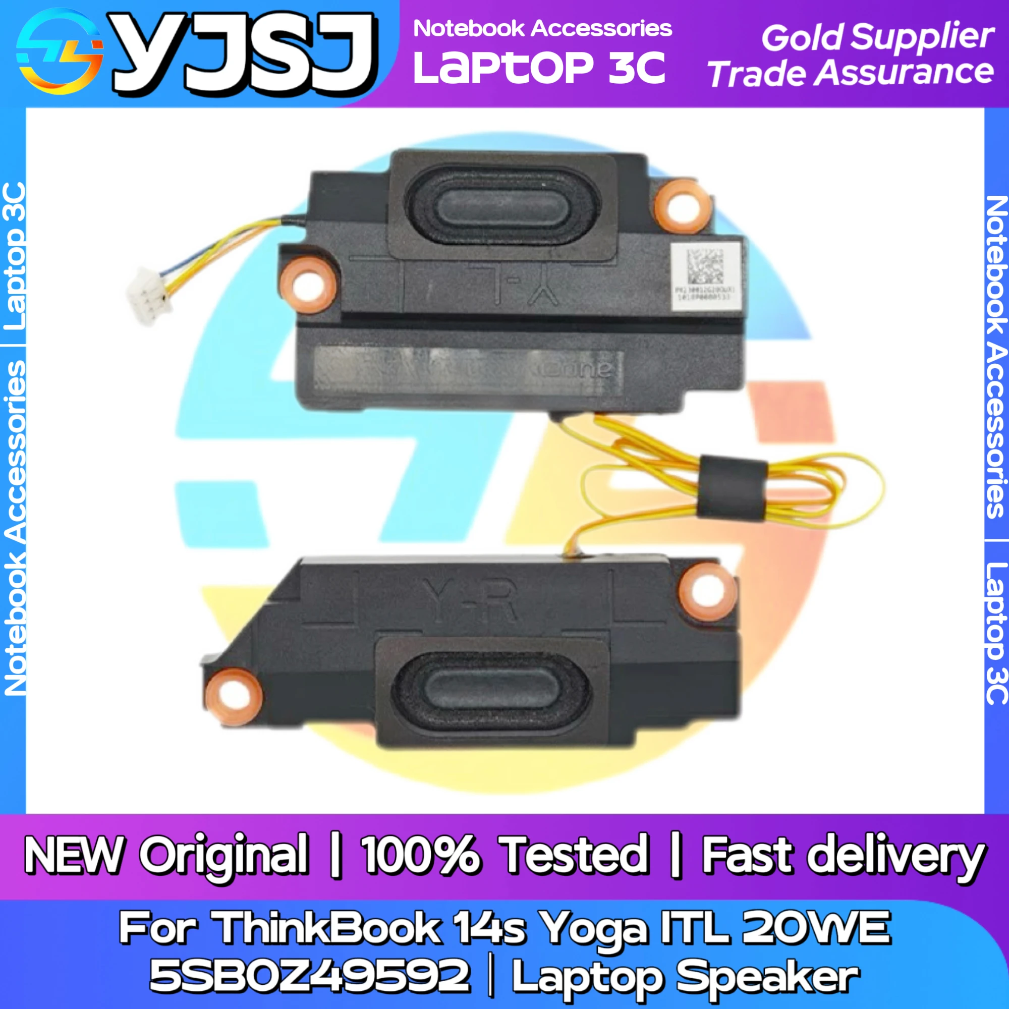 

New Original Laptop Notebook Audio Speaker For ThinkBook 14s Yoga ITL 20WE 5SB0Z49592 built-in speaker horn audio
