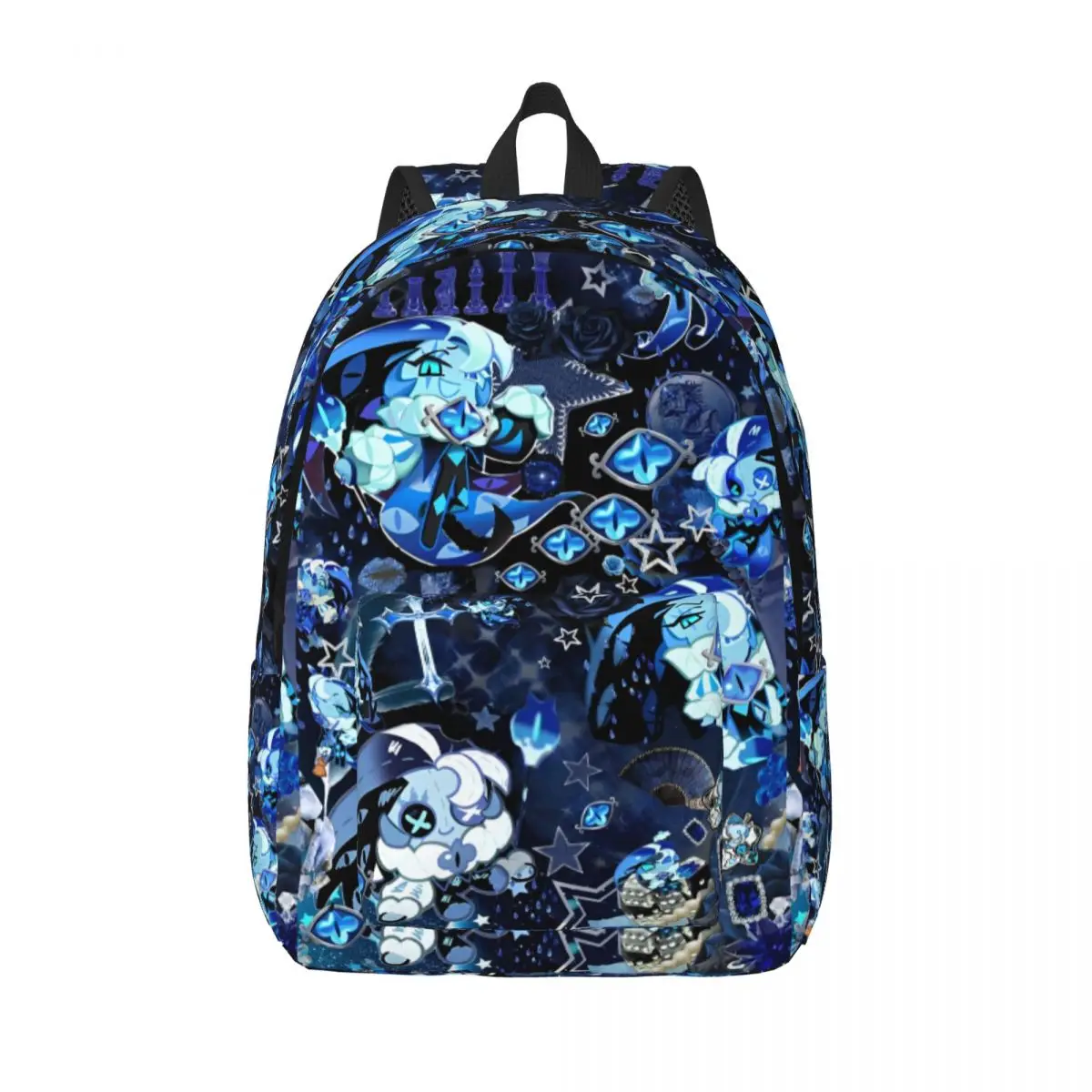Shadow Milk Coolie Cookie Run Kingdomed Game Casual Backpack Sports High School Work Daypack for Men Women College Canvas Bags
