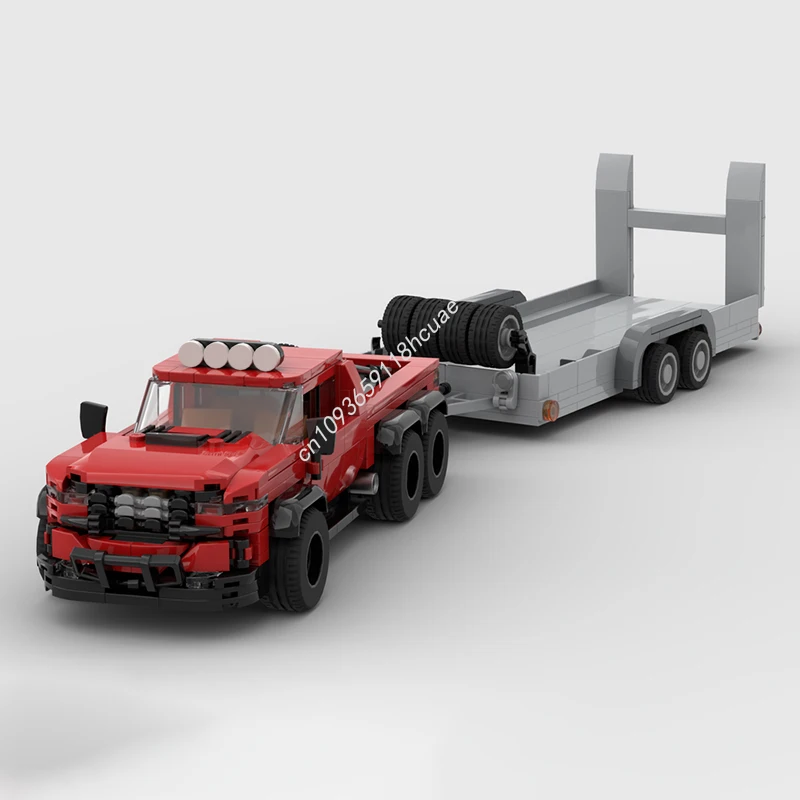 

628pcs MOC 2025 RAMes 1500 Custom 6x6 City Champions Super Car Building Blocks Adult collector Children's Christmas toy Gift