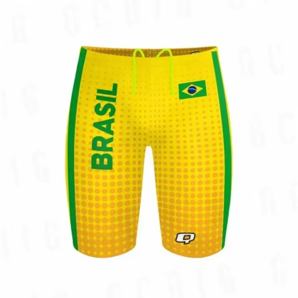Mens Summer Trunks Swimwear Training Swim Shorts Trunks Swimsuits Boy Jammers Sports Surf Shorts Beach Volleyball Swimming Pants