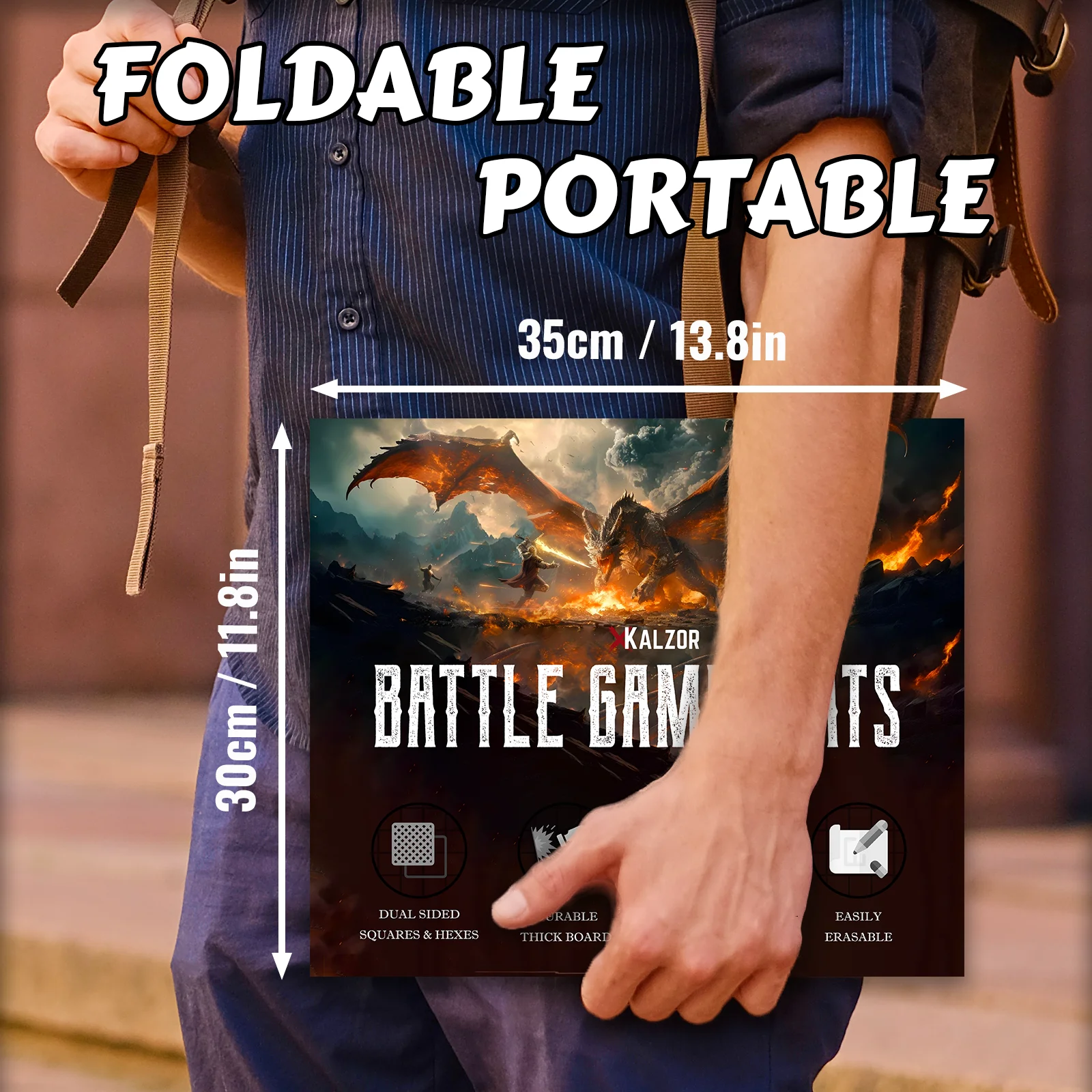 مجموعة لوحة ألعاب قتالية قابلة - مراجعة Board Game Template وسعره
