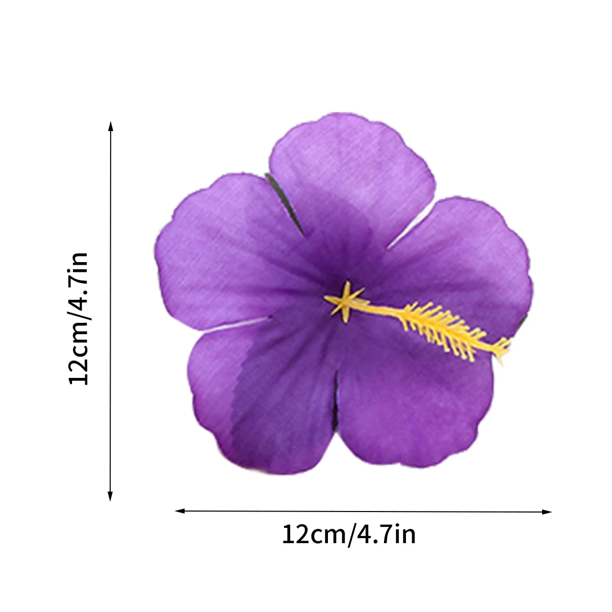 30pcs Artificial Hibiscus Flowers Colourful Hawaiian Table Decor Centrepiec Home Spring Summer DIY Garland Fake Flower