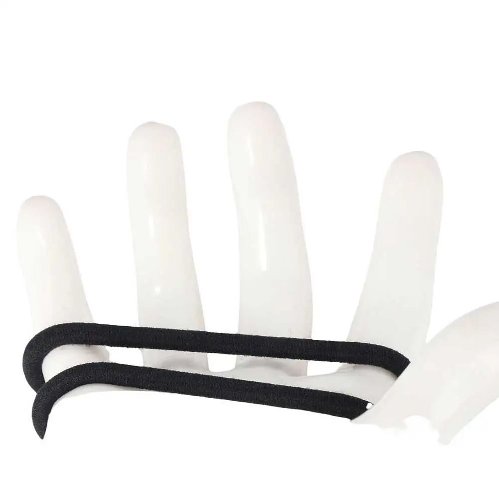 مرونة جريئة عقال أغطية الرأس رباط شعر أسود حبل الشعر شريط مطاطي حبل الرأس حبل مرن