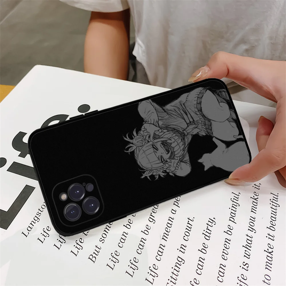 Чехол для телефона с аниме Himiko Toga для iPhone 15 14 13 12 Mini 11 Pro XS Max X XR SE 6 7 8 Plus, мягкий силиконовый чехол