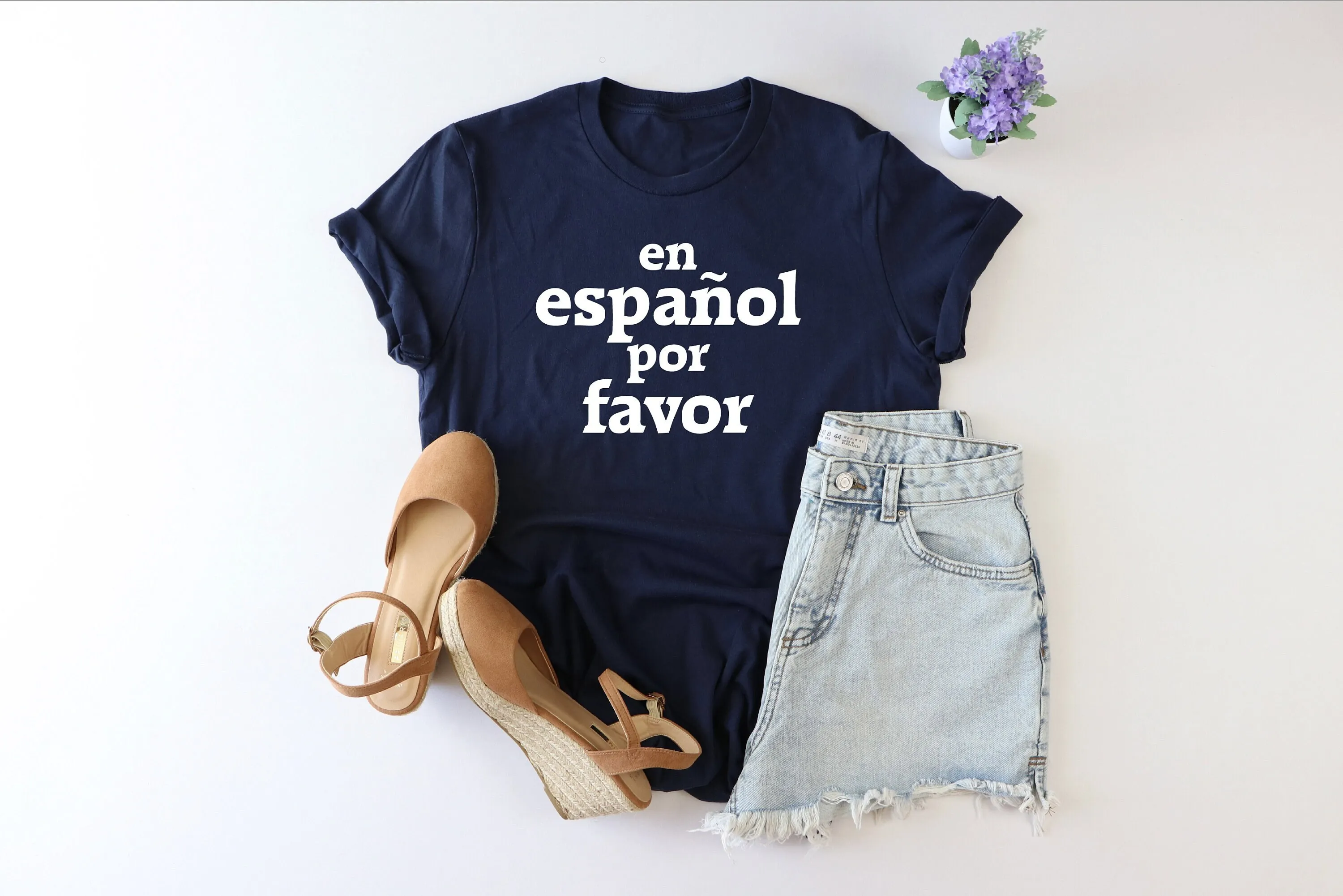 En espanol for favor shirt Spanish teacher Maestra gift t shirts language tee