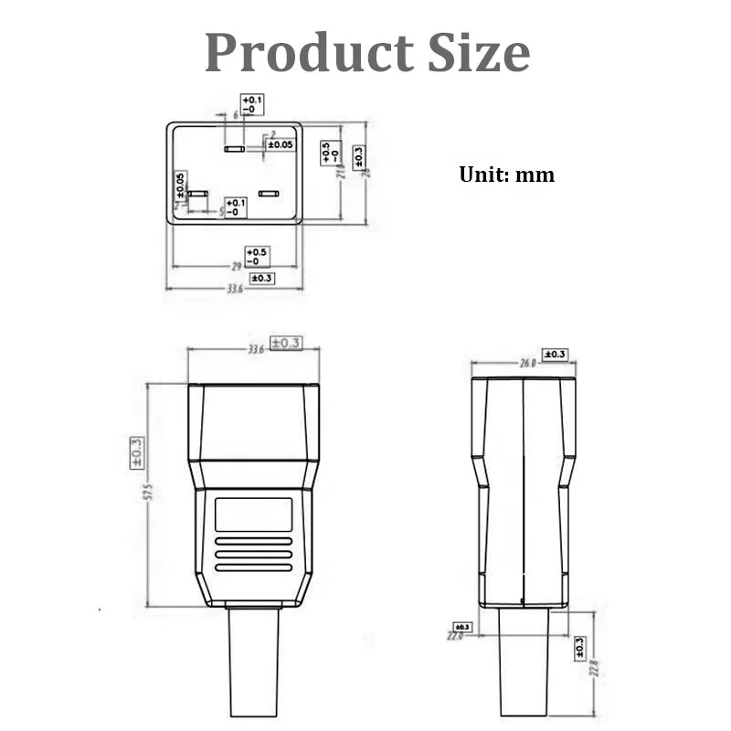 PDU/UPS Socket Standard IEC320 C19 C20 16A 250V AC Electrical Power Cable Cord Connector Removable plug Female Male Plug Adapter