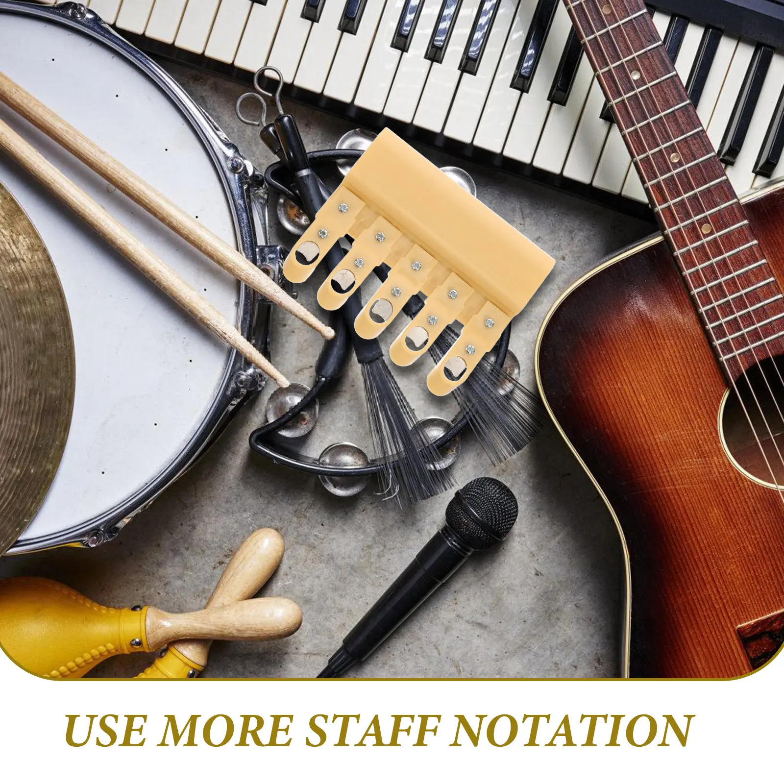 Music Note Drawing Tool Five-Line Staff Blackboard Scribe Portable Music Drawing Supply Classroom Accessory Portable Scribe Tool