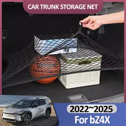 Car Trunk Net For Toyota bZ4X 2022 2023 2024 2025 Wear-resistant Cargo Holding Luggage Nylon Trunk Organizer Interior Accessorie