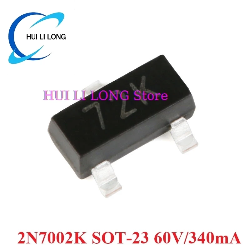 CJ2310 2N7002K 2N7002 BSS138 CJ3400 CJ3402 CJ2306 CJ2304 CJ2312 CJ2302 CJ3134K SOT-23 N-channel SMD MOSFET 50pcs