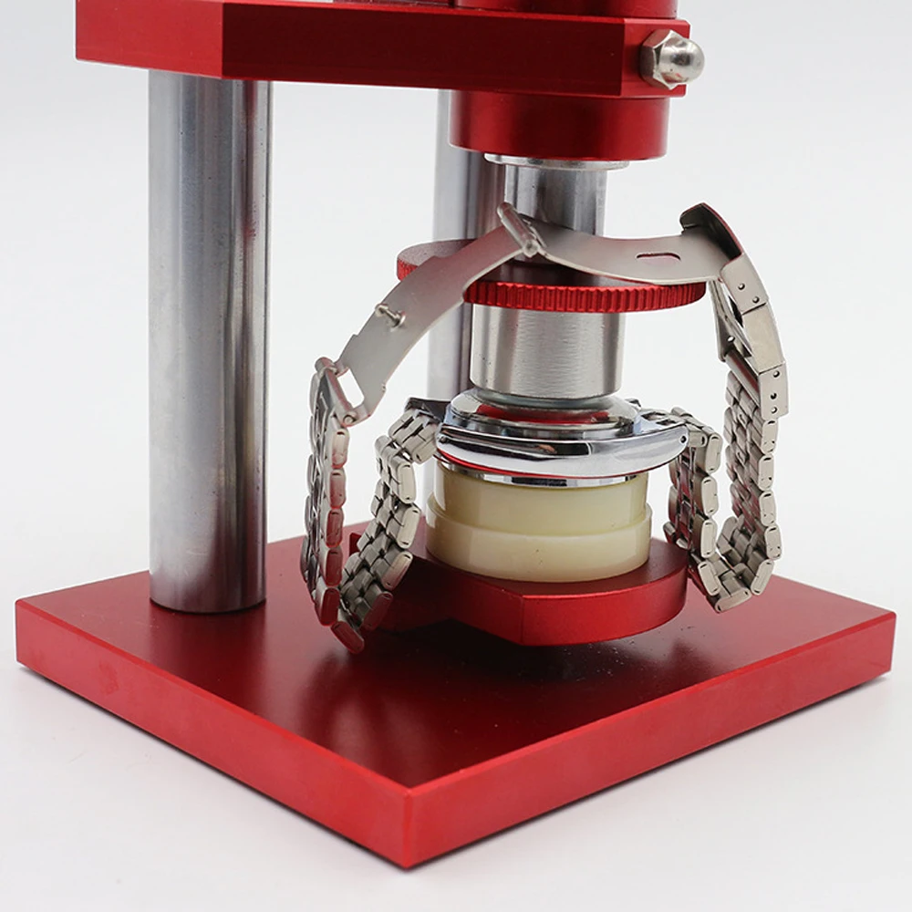 Watch Case Press tools Dies Watch Crystal Front Back Case Cover Screw Press Presser Close Watchmakers Repair Kit Tools