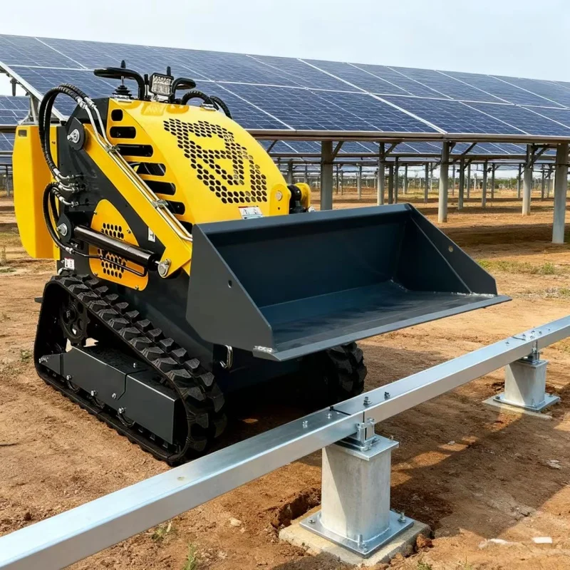 Mini chargeuse compacte sur chenilles personnalisée, mini chargeuse compacte chinoise à vendre
