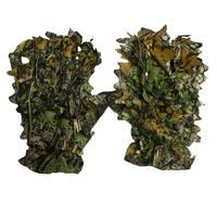 3D Camouflage Hunting Gloves Sneaky Comfortable Non-slip Durable 3D Leaf Gloves For Hunting Shooting Photography Leaf Gloves