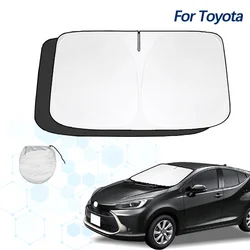 For Toyota Aqua Windshield Sun Shade Sunshade Sun Visor Protector Foldable Blocks UV Rays Keep Car Cooler
