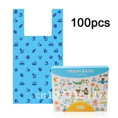 

100pcs 260pcs Eco-Friendly Pet Waste Bags Zero Waste Dog Poop Bags Cat Litter Bag Garbage Bags Cleaning Bags