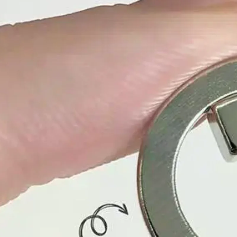 Ímã em Formato de Buraco Negro para Efeito Olho de Gato em Unhas, Anel Magnético para Esmalte em Gel Magnético, Ferramentas de Manicure