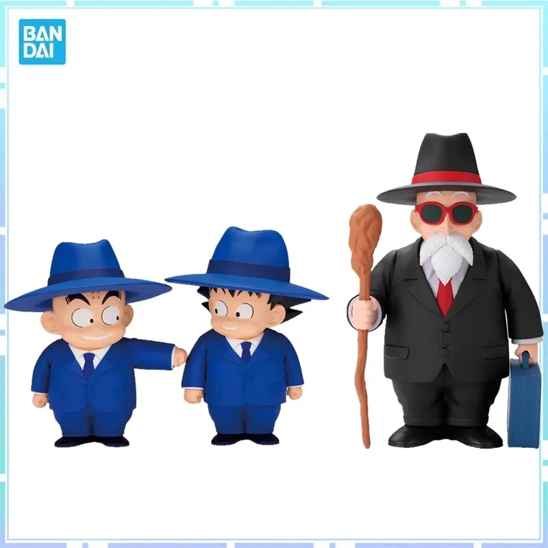 

Bandai Original BANPRESTO Anime Dragon Ball SOFVIMATES Son Goku Krillin Master Roshi PVC Action Figure Model Toy Gifts
