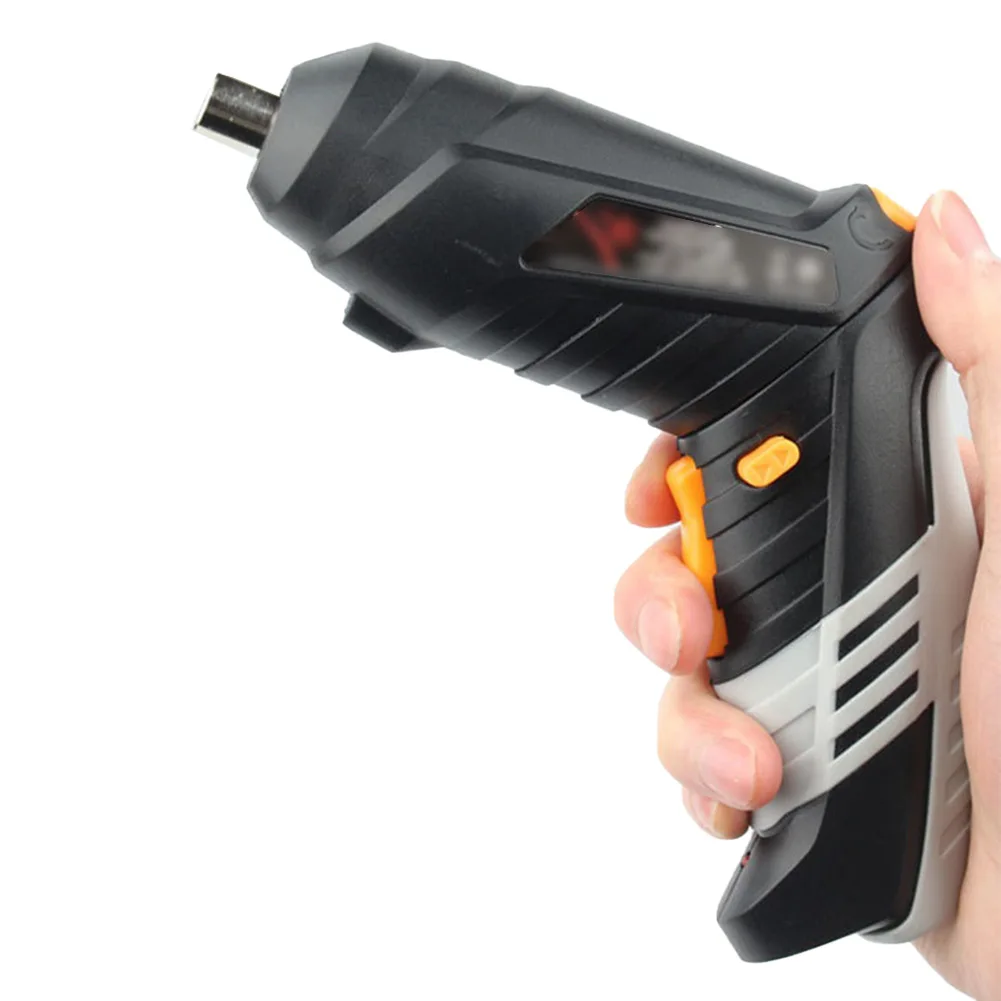 3.6V Rechargeable Cordless Electric Screwdriver With 90 To 180 Degree Rotating Handle And LED Light For DIY Home Furniture Assem
