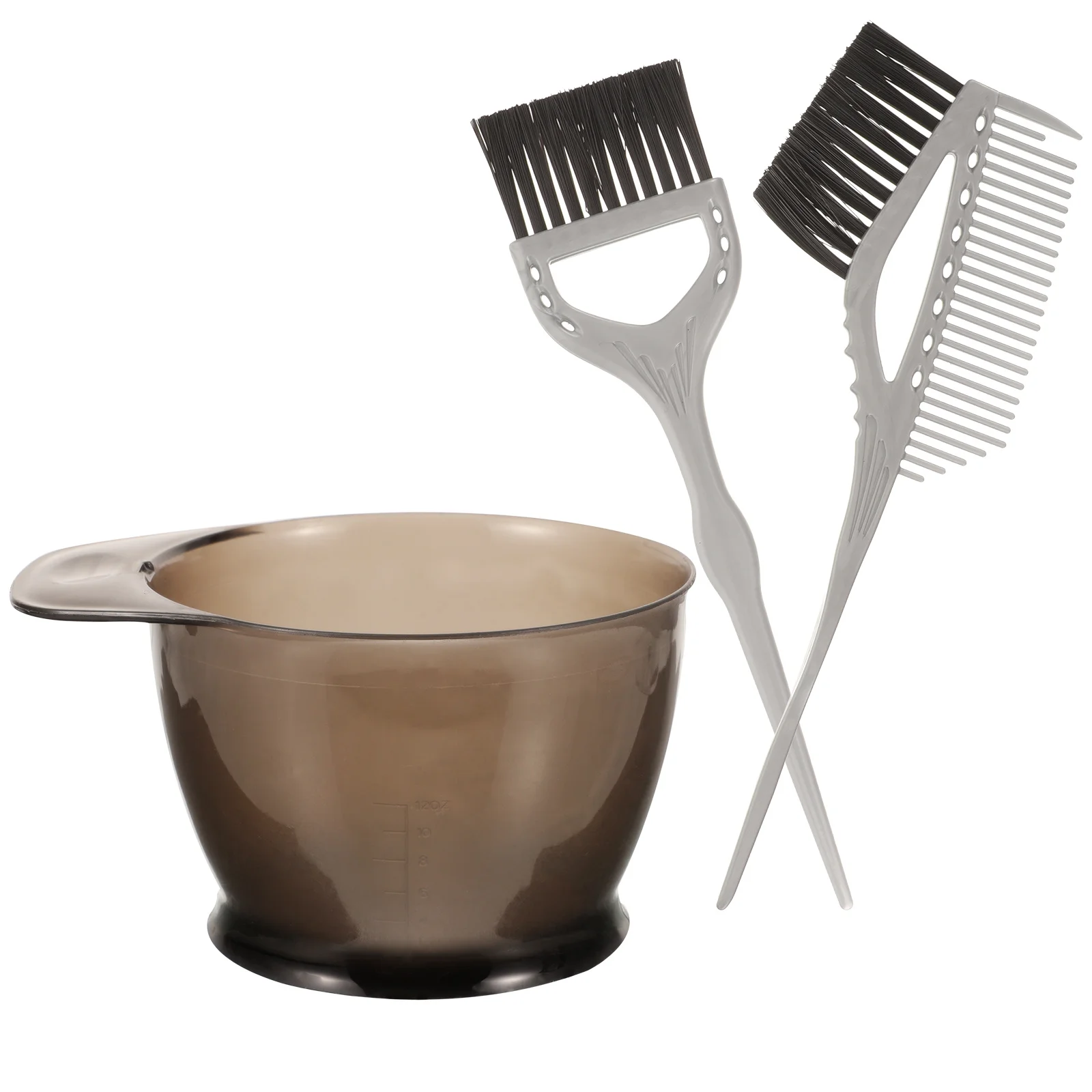 مجموعة واحدة من فرشاة صبغ الشعر، مجموعة أدوات تلوين بلاستيكية لخلط الكريمة والتلطيخ وتسليط الضوء على تصميم سهل الاستخدام #2